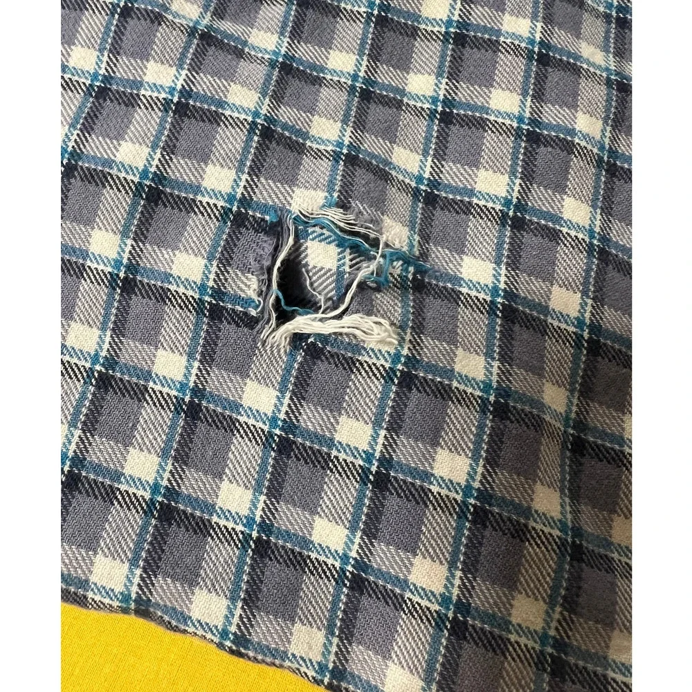 Hawx Work Gear Short Sleeve Checked Button Down, Size XLT - Picture 6 of 6